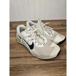 Nike Women's Metcon 7 Training Shoes CZ8280 100 Size 8.5 White/black/mint
